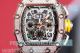 Knockoff Richard Mille RM11-03 Diamond And Rose Gold Watch - White Rubber Strap (8)_th.jpg